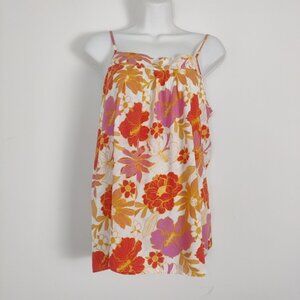 Maree Maree Women's Floral Lightweight Tank Top Size XL NEW Multicolor
